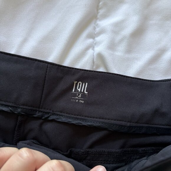 TAIL Performance Pants Womens Size 14 Black Golf Outdoor Workout Pockets - Picture 4 of 9